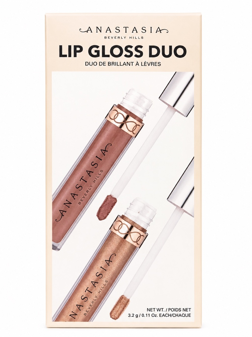 Anastasia Beverly Hills Lip Gloss Duo | 2 Full-Size Lip Glosses | New in Box